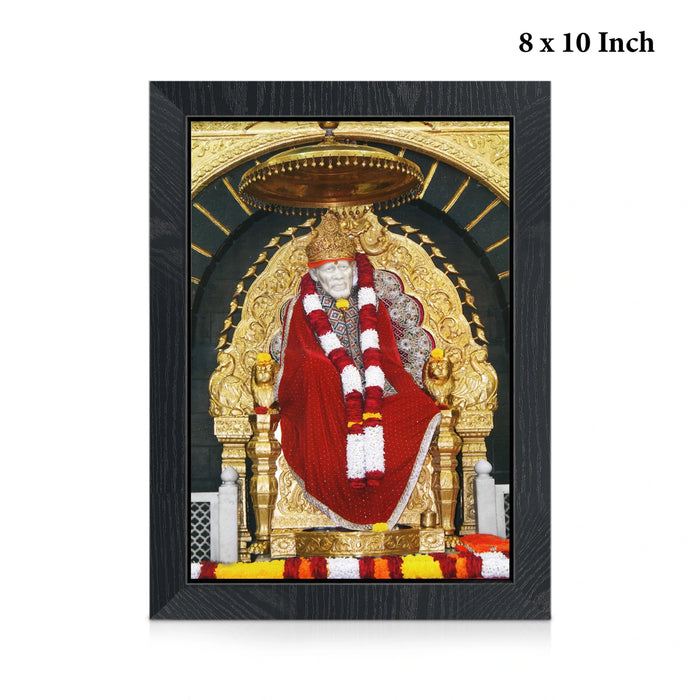 Shirdi Sai Baba Photo Frame | Sai Baba Picture Frame for Living Room & Pooja Space