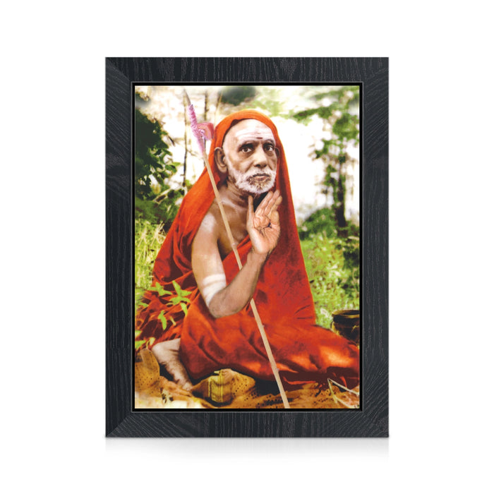 Sri Kanchi Mahaswami Photo Frame | Mahaperiyava Picture Frame for Pooja Space & Home