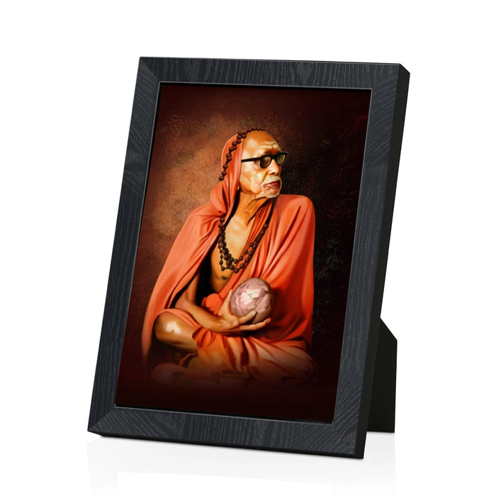 Sri Kanchi Paramacharya Photo Frame | Divine Mahaperiyava Wall Frame for Living Room & Pooja Space