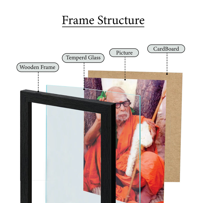 Mahaperiyava Picture Frame | Divine Kanchi Mahaswami Photo Frame for Home & Pooja Room