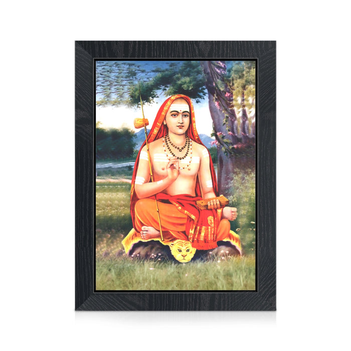 Adi Shankaracharya Photo Frame | Saint Jagadguru Adi Shankara Wall Frame for Home & Meditation Room