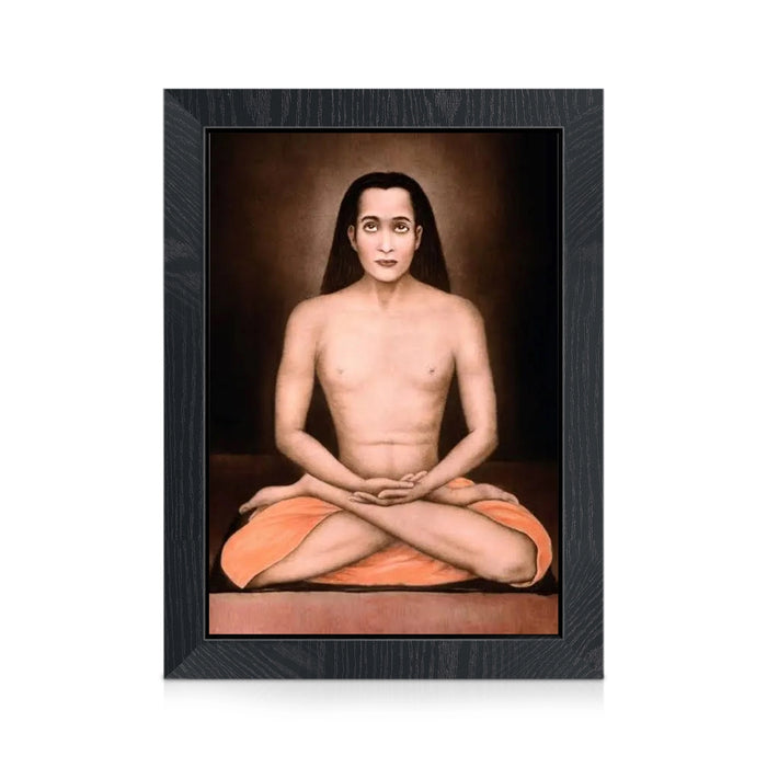 Maha Avatar Babaji Wall Frame | Babaji Maharaj Photo Frame for Meditation Room