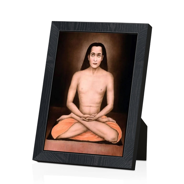 Maha Avatar Babaji Wall Frame | Babaji Maharaj Photo Frame for Meditation Room