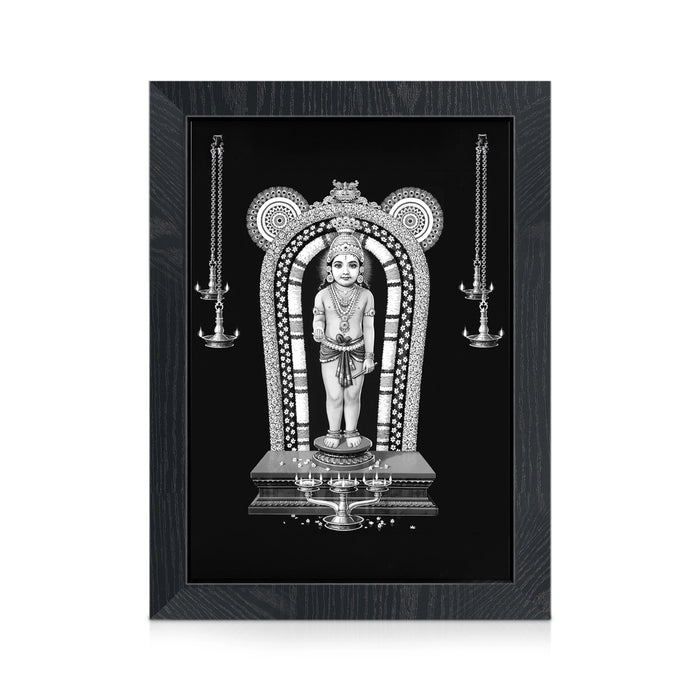 Guruvayurappan Picture Frame | Lord Guruvayur Krishna Photo Frame for Home & Pooja Room