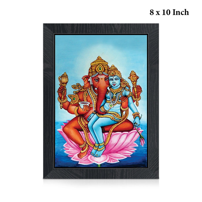 Siddhi Vinayakar Photo Frame | Divine Lord Ganesha Picture Frame for Pooja Room
