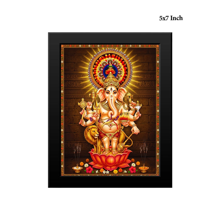Shubha Drishti Ganesha Picture Frame | Lord Ganesha Vastu Photo Frame for Home & Pooja Room