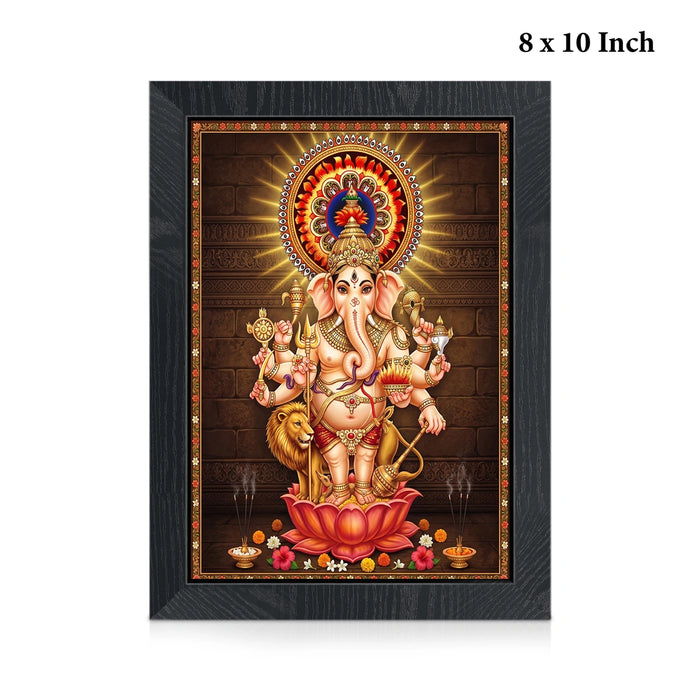 Shubha Drishti Ganesha Picture Frame | Lord Ganesha Vastu Photo Frame for Home & Pooja Room