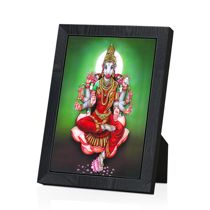 Sri Varahi Devi Photo Frame | Varahi Amman Wall Frame for Living Room & Pooja Space