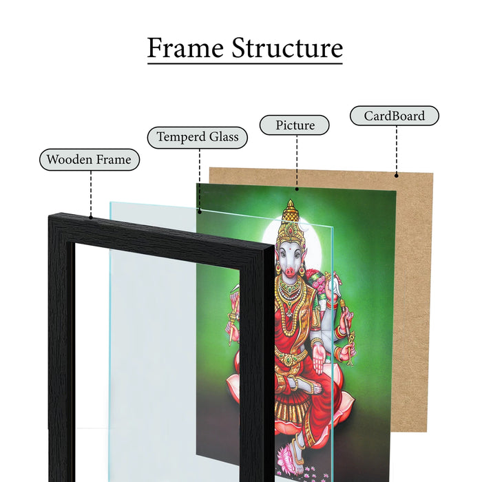Sri Varahi Devi Photo Frame | Varahi Amman Wall Frame for Living Room & Pooja Space