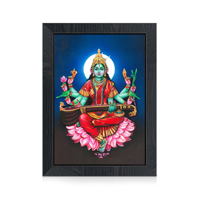 Raja Shyamala Devi Picture Frame | Divine Sri Raja Shyamala Photo Wall Frame for Pooja Room