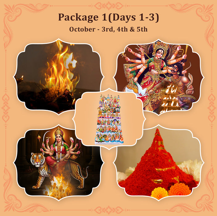 Navarathri-2024 | Package 1( Days 1-3) 3rd,4th & 5th Oct(3rd Oct to 12th Oct)