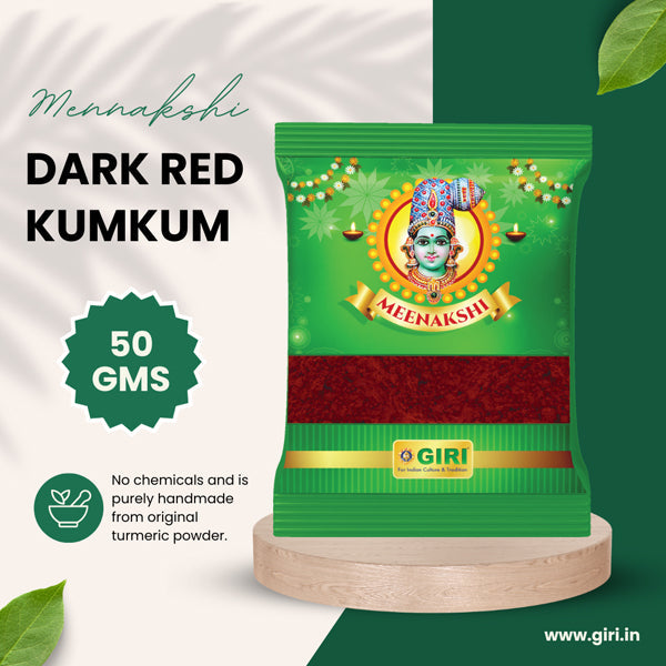 Giri Kumkum | Sindoor/ Kungumam/ Dark Red Colour/ Kumkuma for Pooja